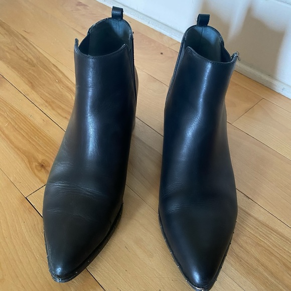 carlos santana black ankle boots